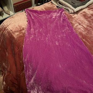 French Connection long Velvet skirt